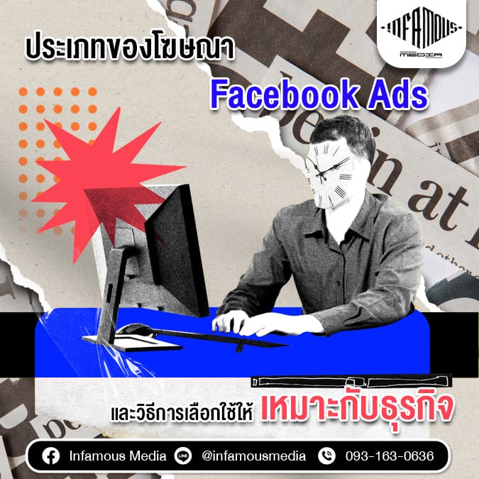 ประเภทของโฆษณา Facebook Ads และวิธีการเลือกใช้ให้เหมาะกับธุรกิจ